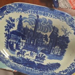 Blue Willow/Victorian Ware Late 18th Century Pieces *All 4 Included For Price*