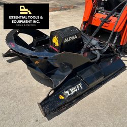 2023 Brush Wolf Alpha XP Hydraul Brush Cutter Skid Steer Attachment HF High Flow