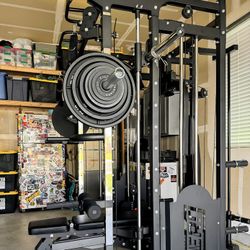 LLERO M5 Smith Machine - Bench & Weights Included - Free Delivery &  Assembly