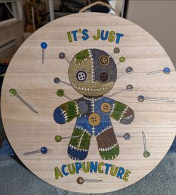 Voodoo Doll wood art