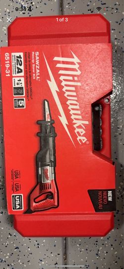 Milwaukee Sawzall Recip Saw Kit 6519-31