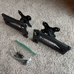 Two Wall Monitor Mounts