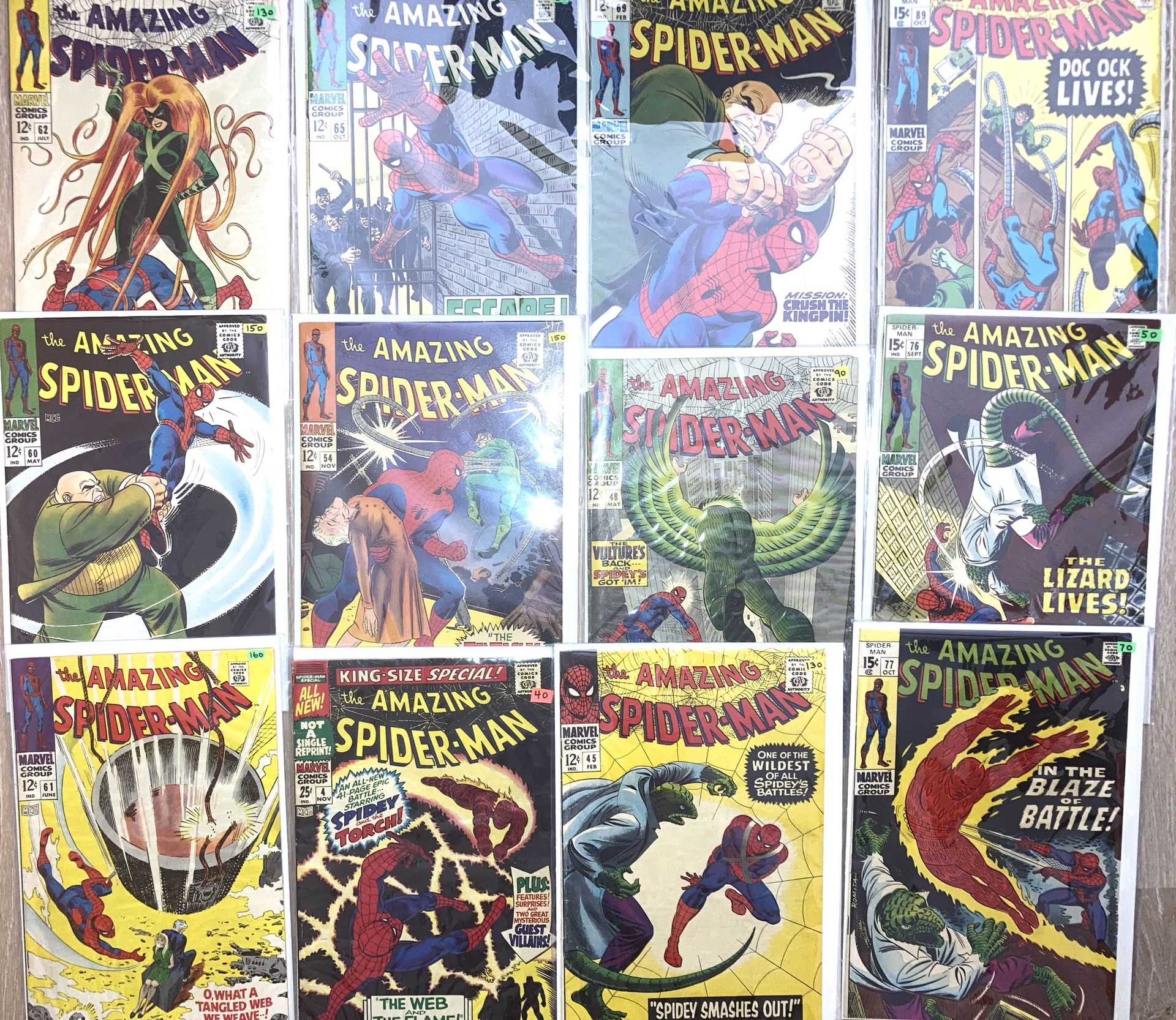 $20 &Up Fantastic Four 1960s Marvel Comics Books Spider-man Avengers Hulk Iron Man Silver Age