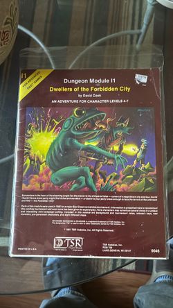 3 Dungeons & Dragons Module from 1980’s