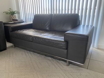 Leather Couch - Leather  Loveseat