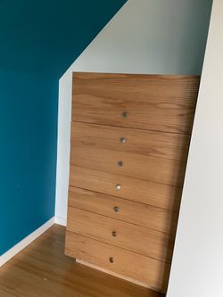 Hand built wooden dresser
