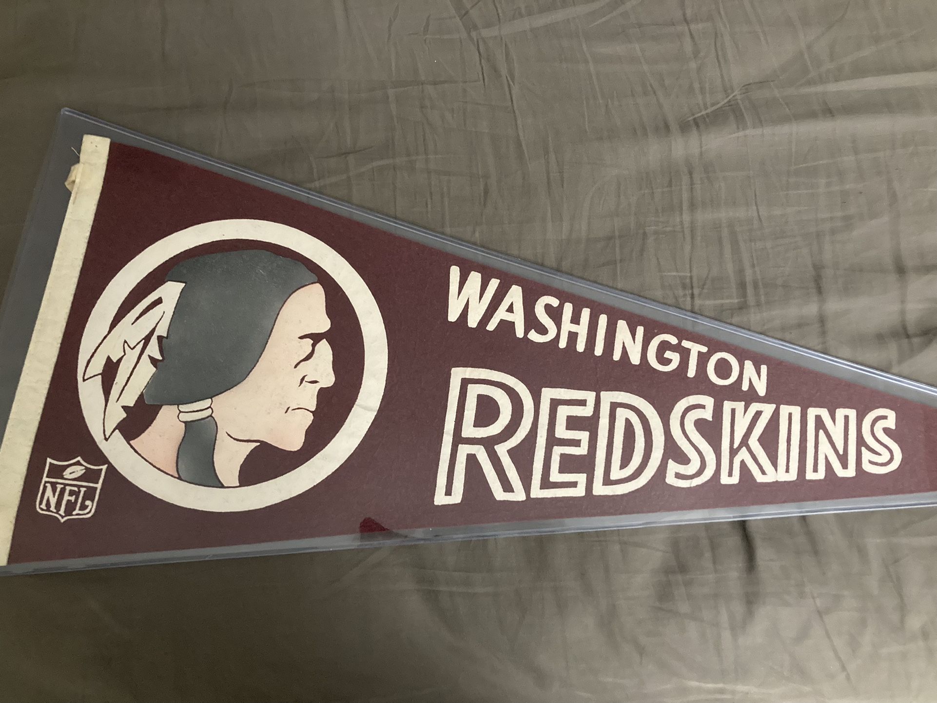 1960s Washington Redskins Pennant