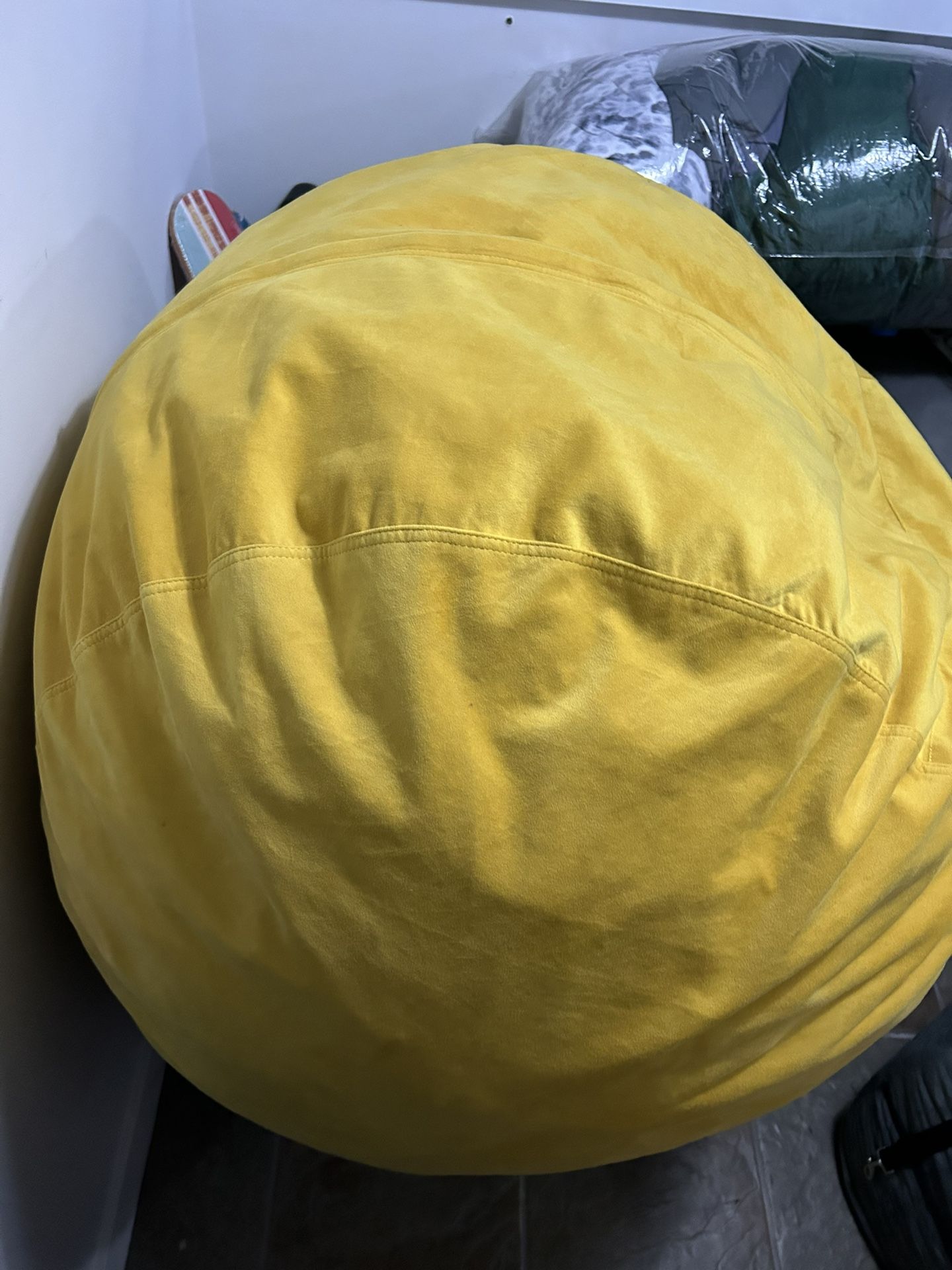 Yellow Bean Bag Chair