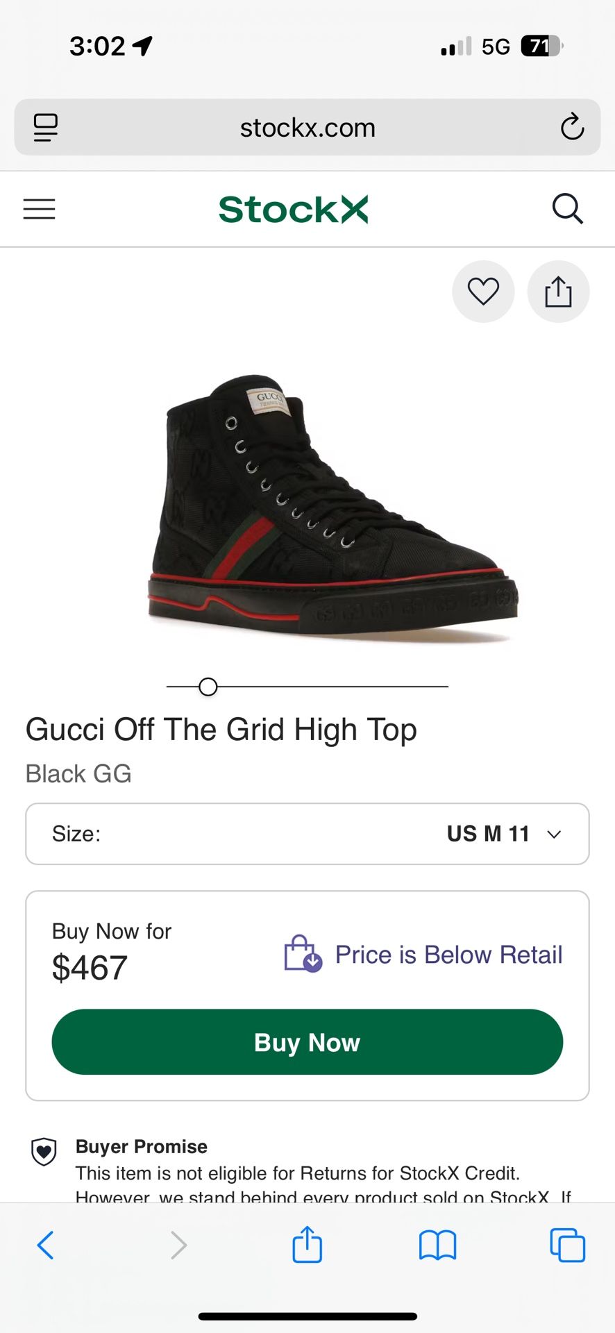 Gucci Off The Grid High Tops