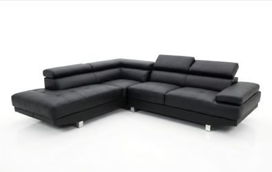 Sofa de piel de esquina