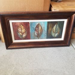 Wall Decor Frame With Leaves