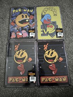 Wall Art Game Fish Retro Pac Tin Sign - Cartel de pared (8 x 12 pulgadas