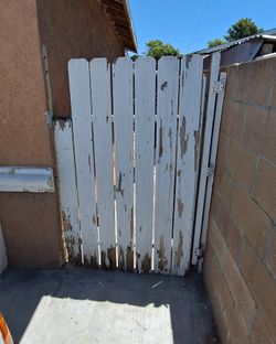 Gate For Backyard Security Door