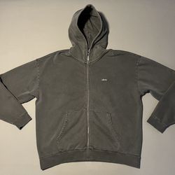 OBEY Lowercase Pigment Dyed Full Zip Hoodie Brand New Rare DS