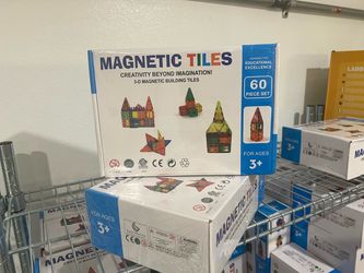 Magnetic Tiles 3D Building Set 60 Pieces