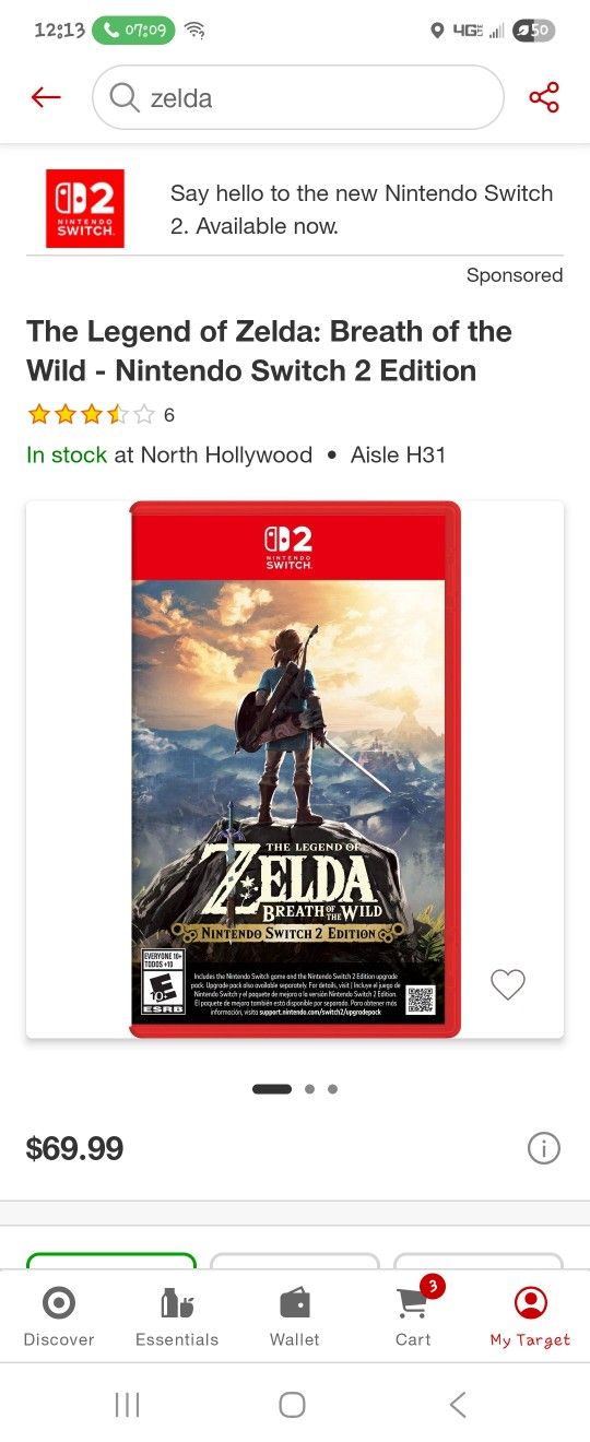 Zelda NS2 Game
