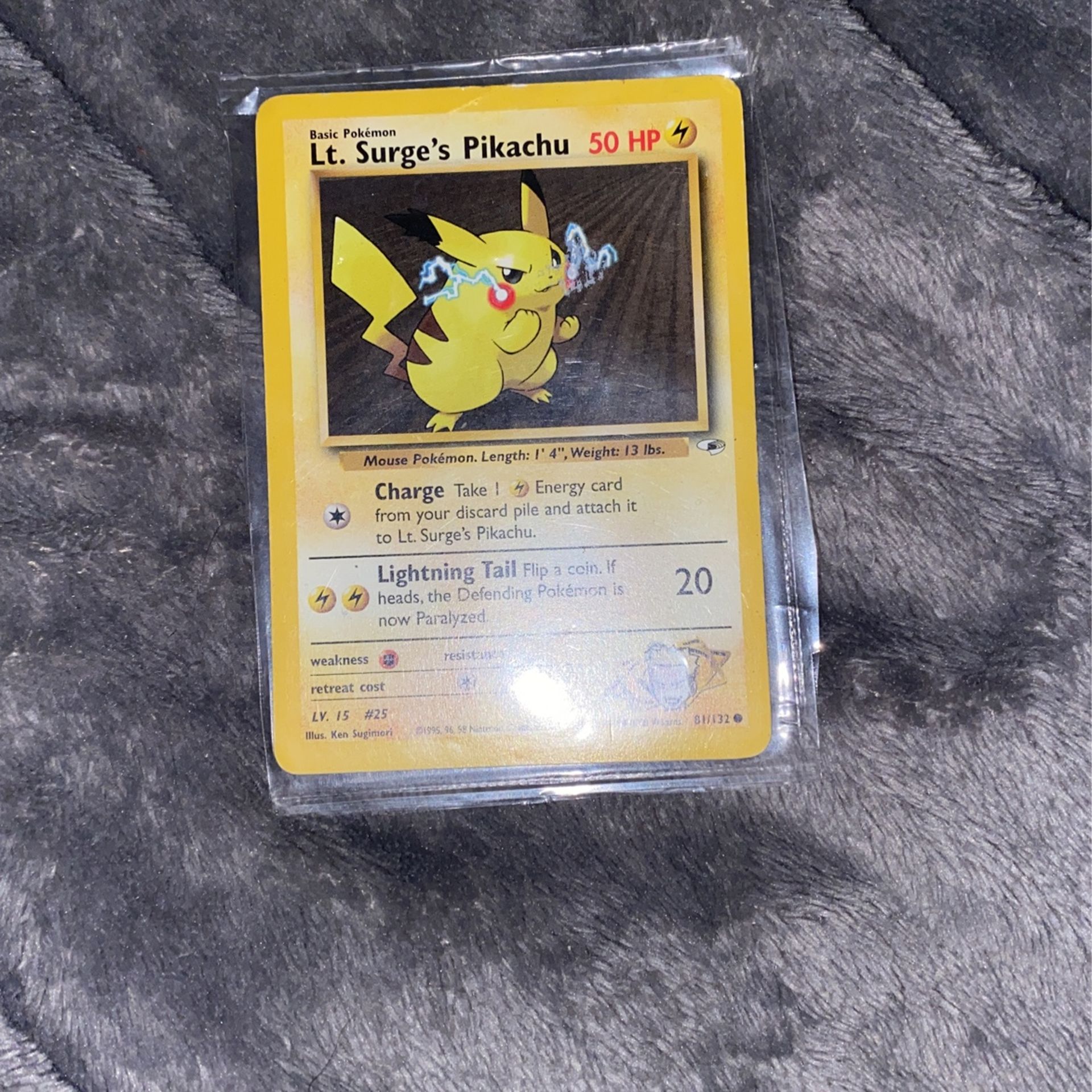 Lieutenant surges Pikachu