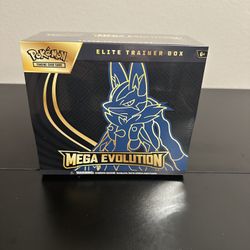 Pokemon Mega Evolution Lucario ETB BRAND NEW SEALED