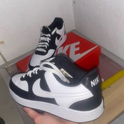 Men’s Nike Vision Shoes Black And White 