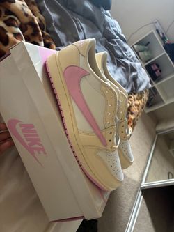 Travis Scott Jordan 1 Shy Pink