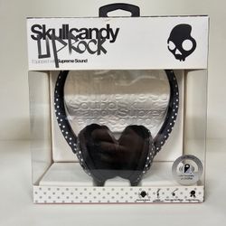 Brand New - Skullcandy Supreme Sound Uprock Mic Headphone in Grey/White Dots