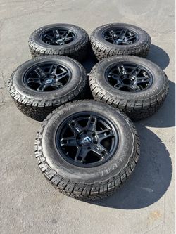 (5) 17” Fuel Slayer Wheels For 6x139 (6x5.5) Trucks and 32” General All Terrain Tires