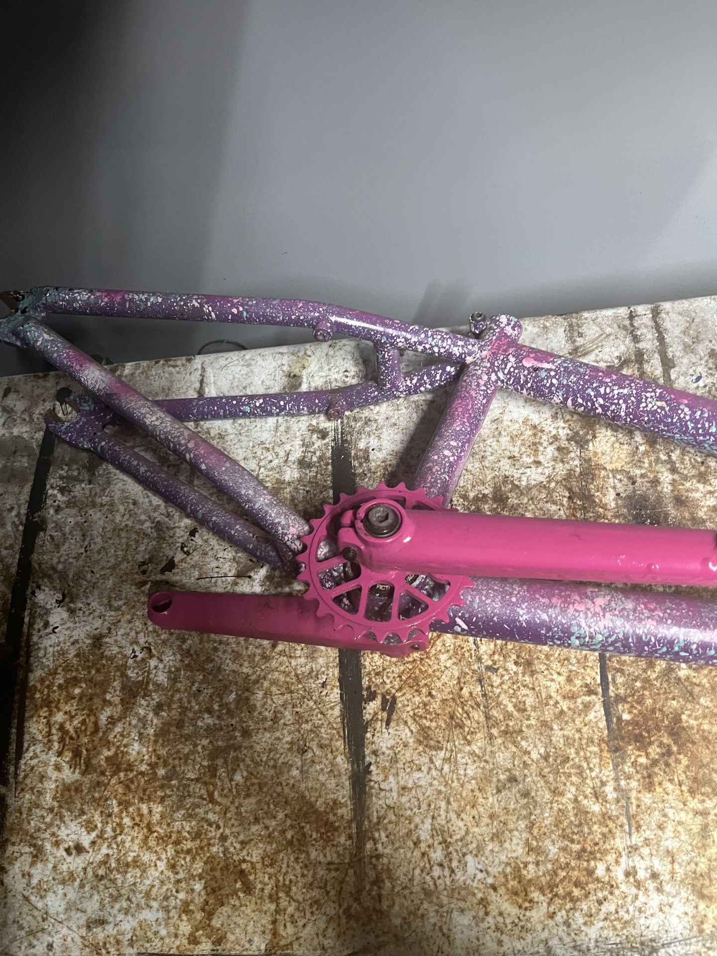 Pro BMX frame it’s a DK frame custom painted
