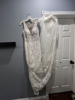 David’s Bridal Wedding Dress Size 12
