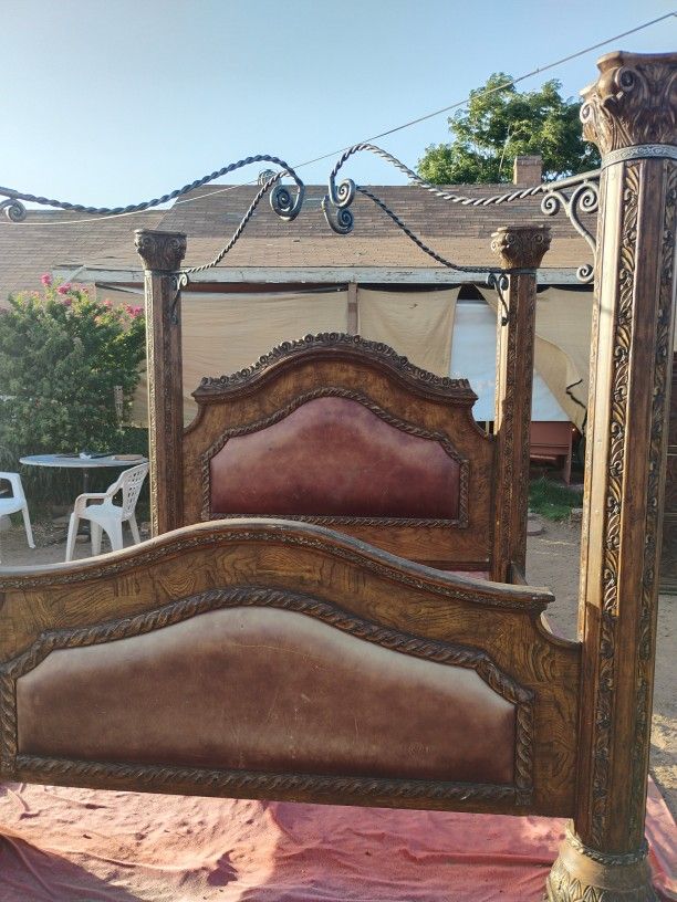 Spanish Poster Bed Frame No Mattress