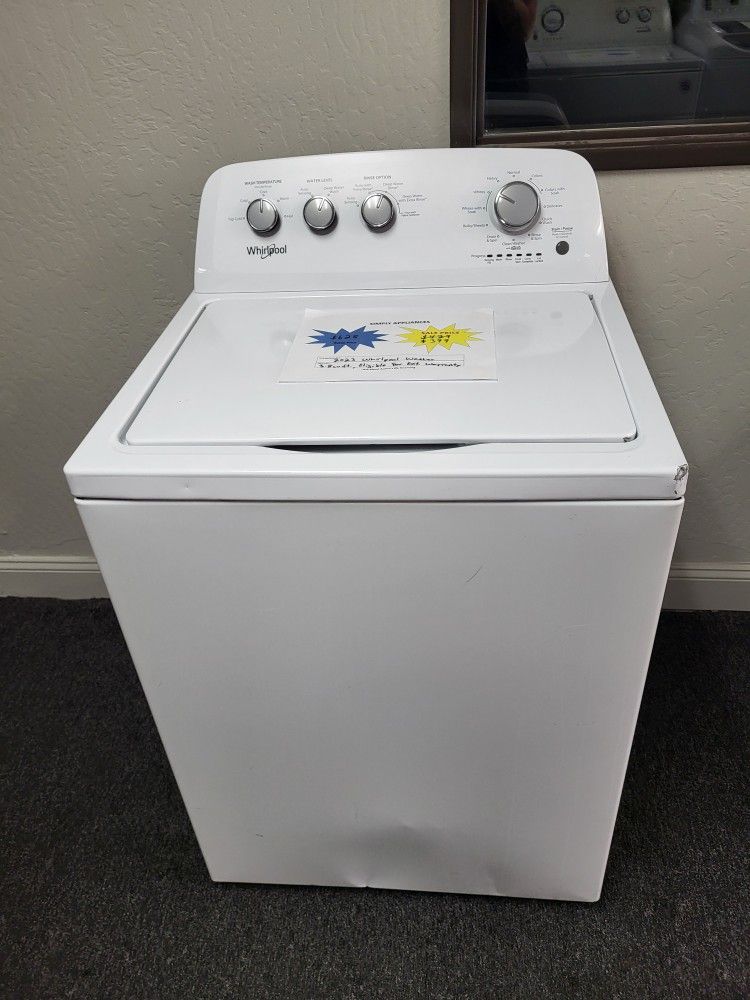 ☀️End Of Summer Sale! 2023 Whirlpool Washer-Warranty Included