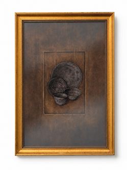 Artwork with gold frame