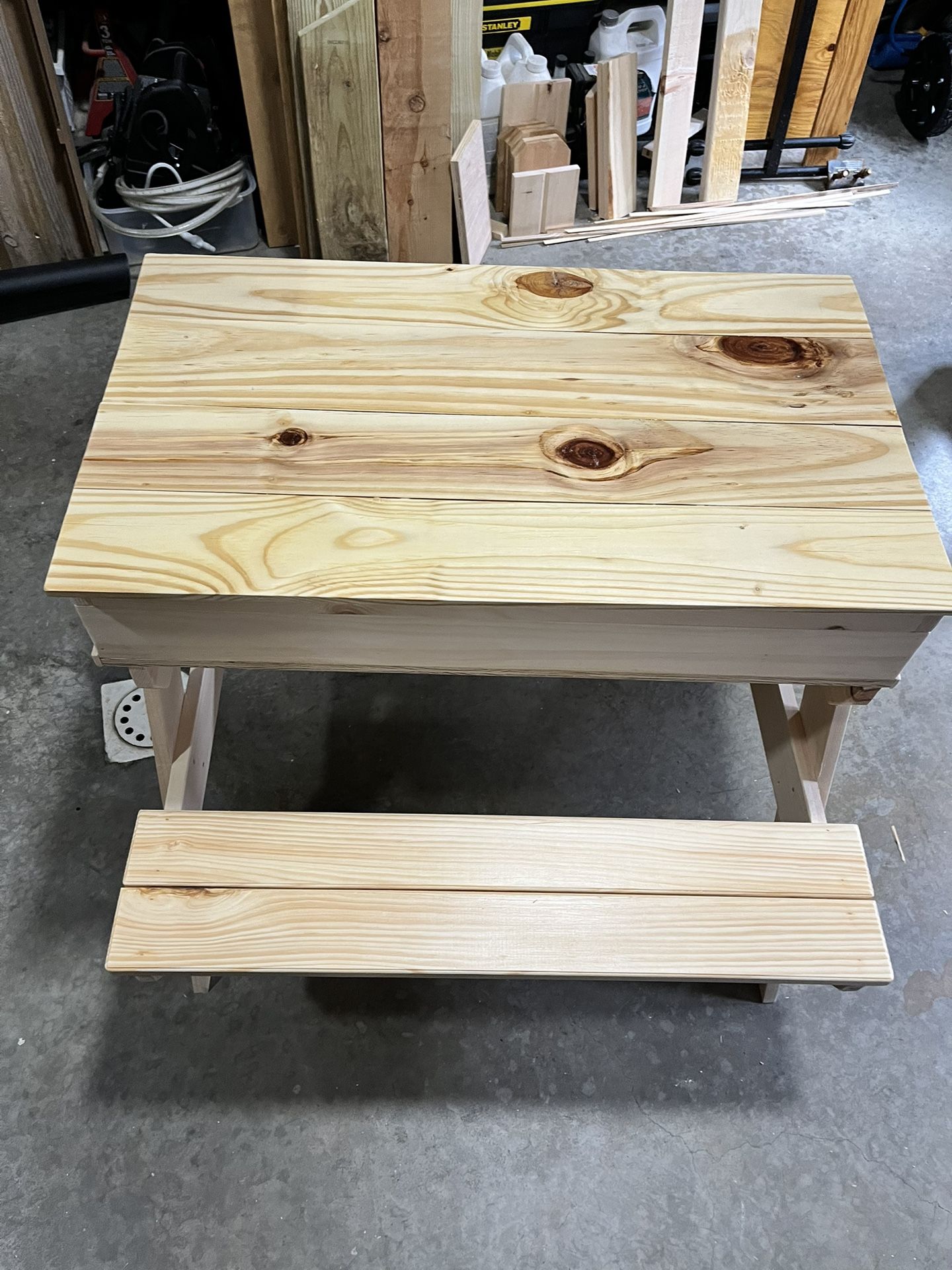 Handcrafted Children’s Picnic/Sand Box Picnic Table