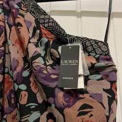 NWT ($285) Sexy Ralph Lauren Dress Multi Color
