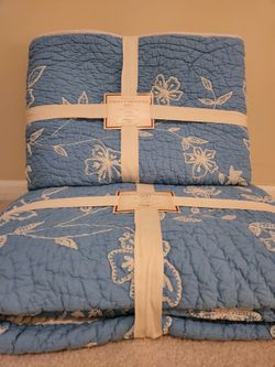☄️NEW☄️Vintage-Style Handcrafted Embroidered Quilt/Quilts Blanket Bedding+BONUS Soap