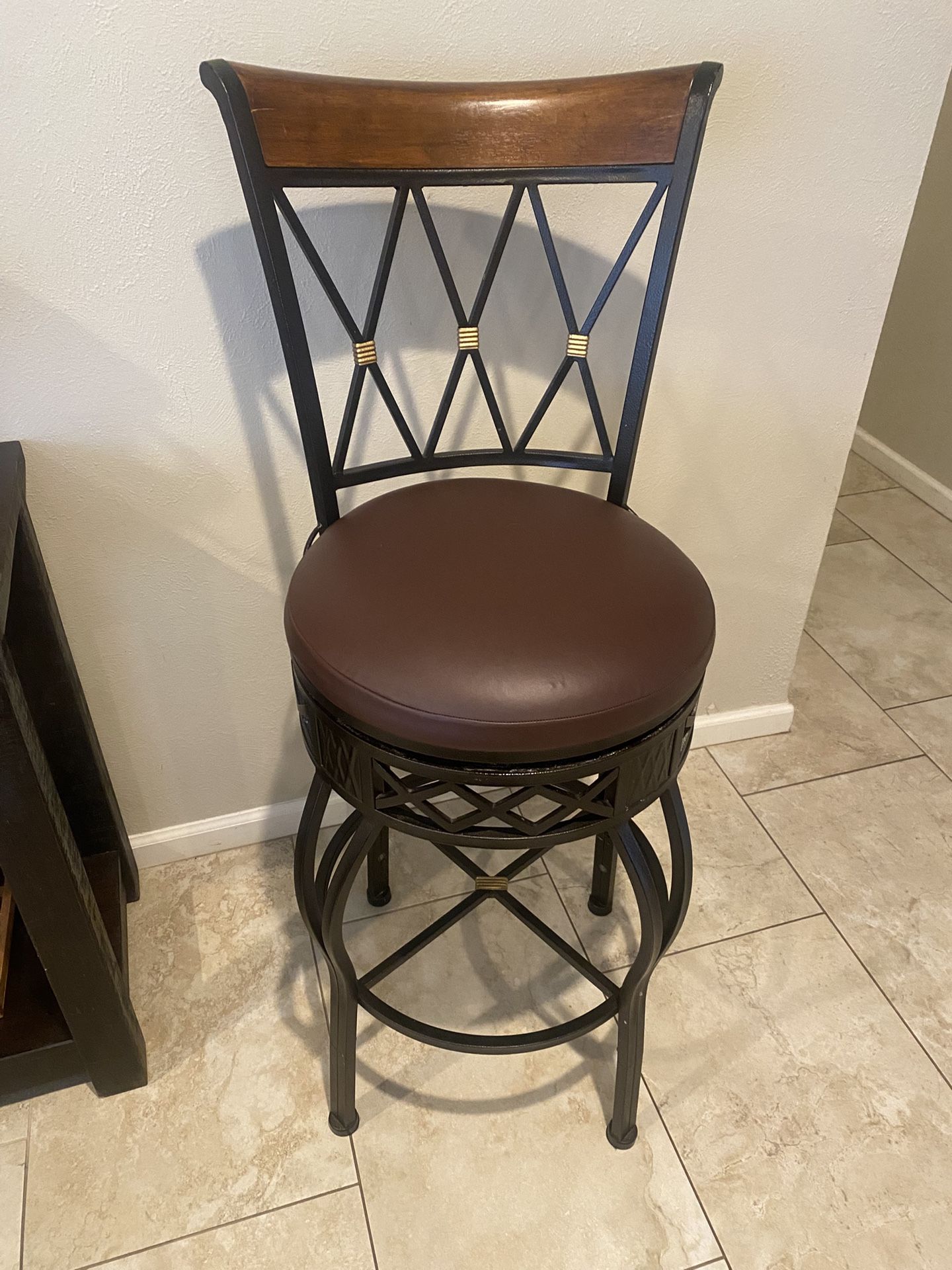 Set of Swivel Bar Stools 