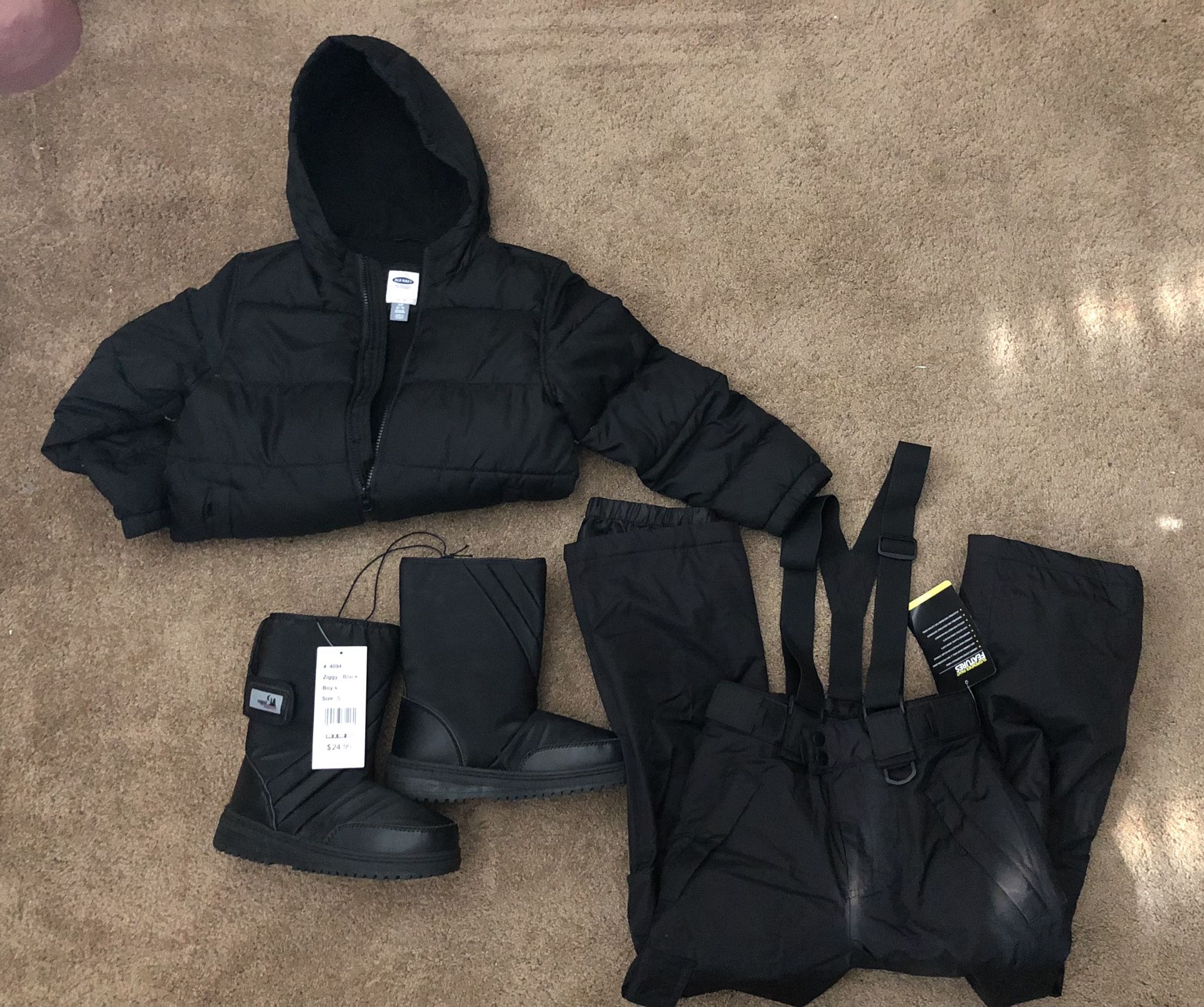 Youth Snow Jacket, Boots, & Pants