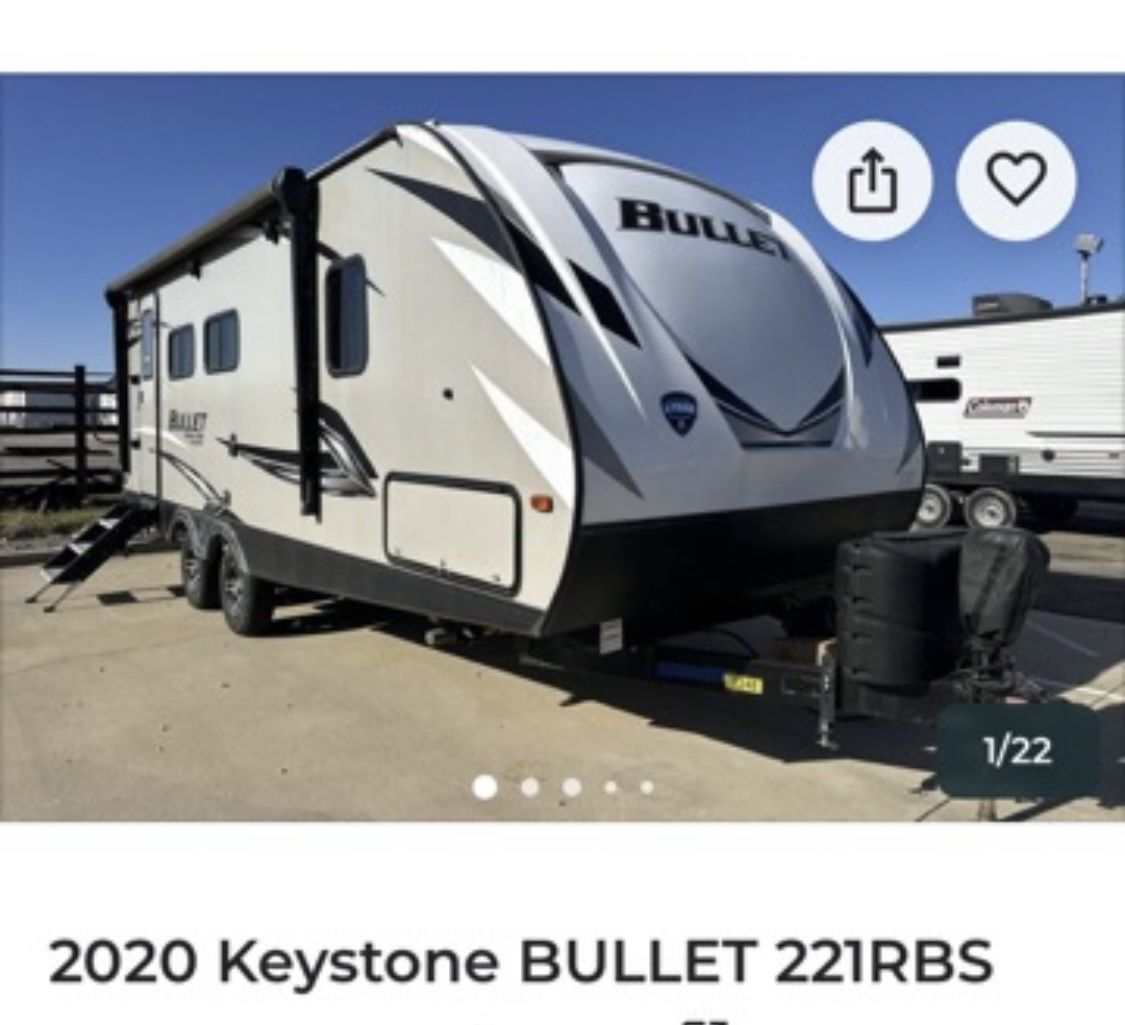 2020 Bullet ultra light kestone 221 RBS