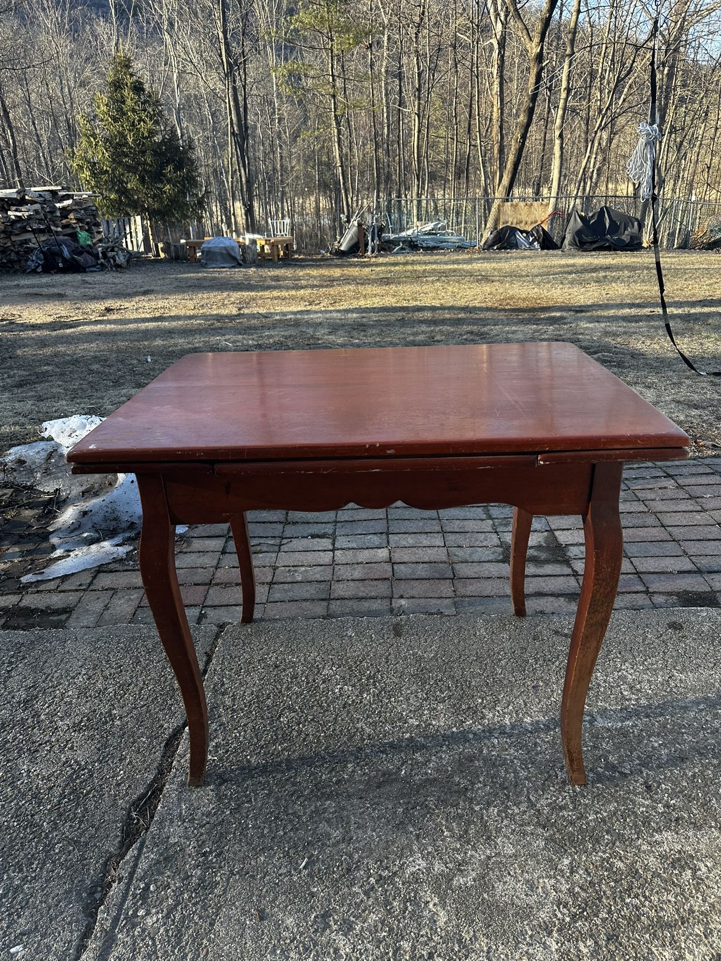 Small Wooden Eat-in Kitchen Table