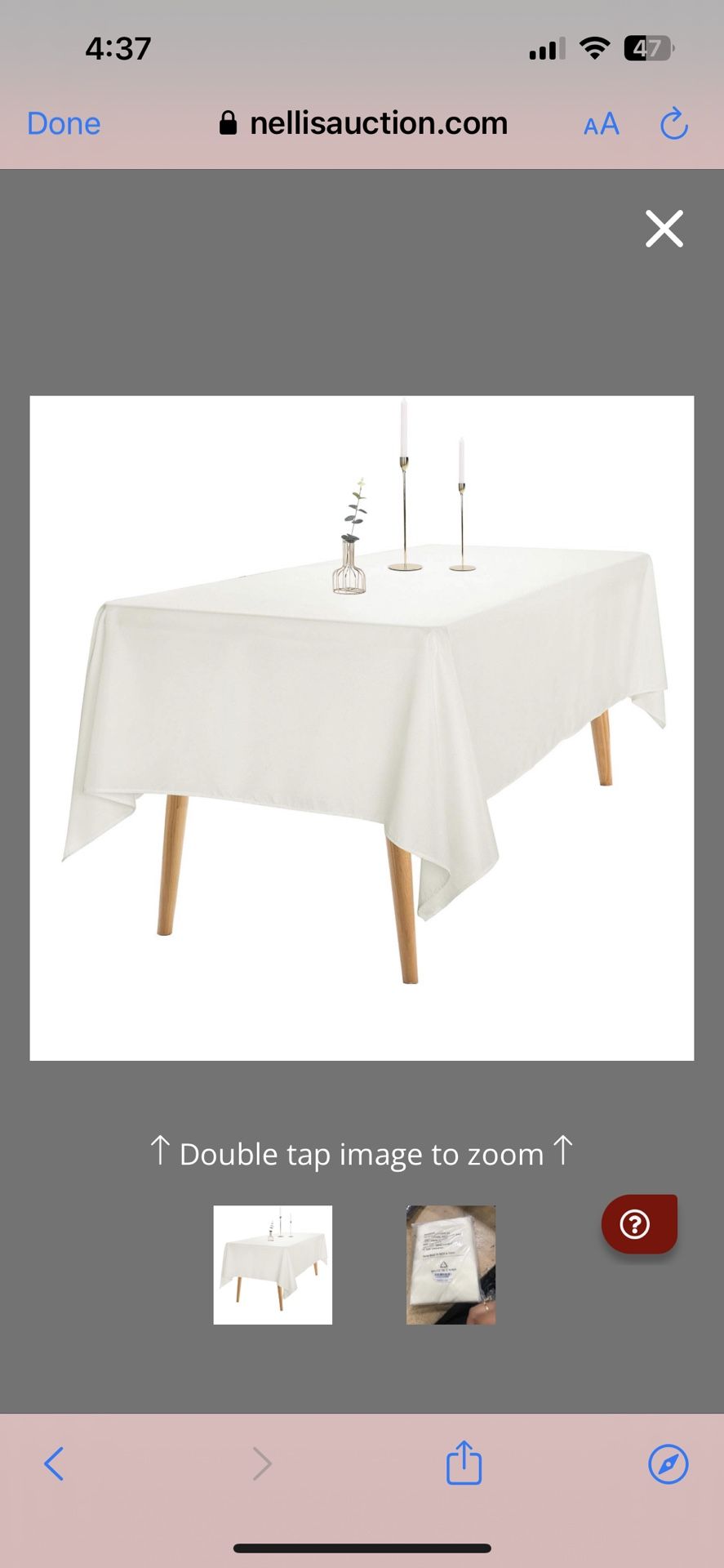 Ascoza 2pack 60x120 Inch Ivory Rectangular Tablecloth 6 Feet Table Cloth In Polyester Fabric For Wedding/Banquet/Restaurant/Partie