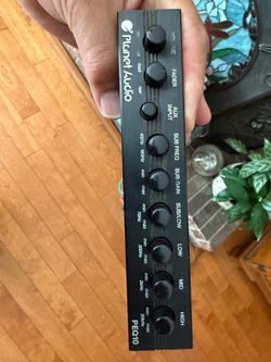 2 car stereo decks and an equalizer