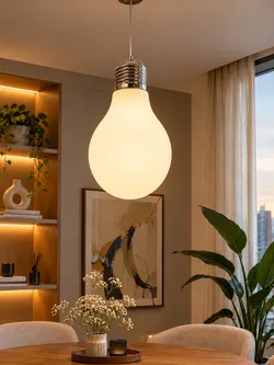 Giant Bulb Shape Pendant Light