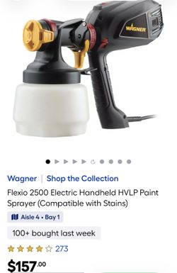 Wagner  FLEXIO 2500 Paint And Stain Handheld Spray