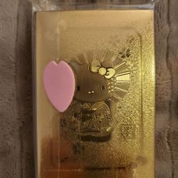 Sanrio Hello Kitty Hello Kitty Gold Playing Cards Lucky