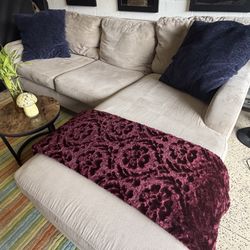 Cindy Crawford sectional couch (reversible)