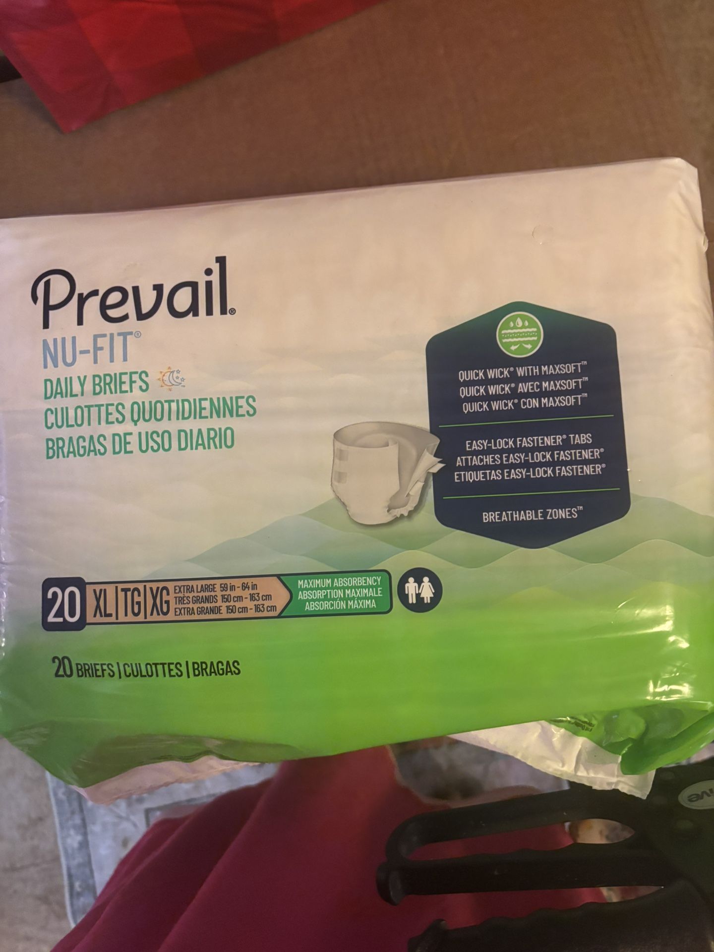 Large Boxes Of 6 Packs Of Diapers (adult)