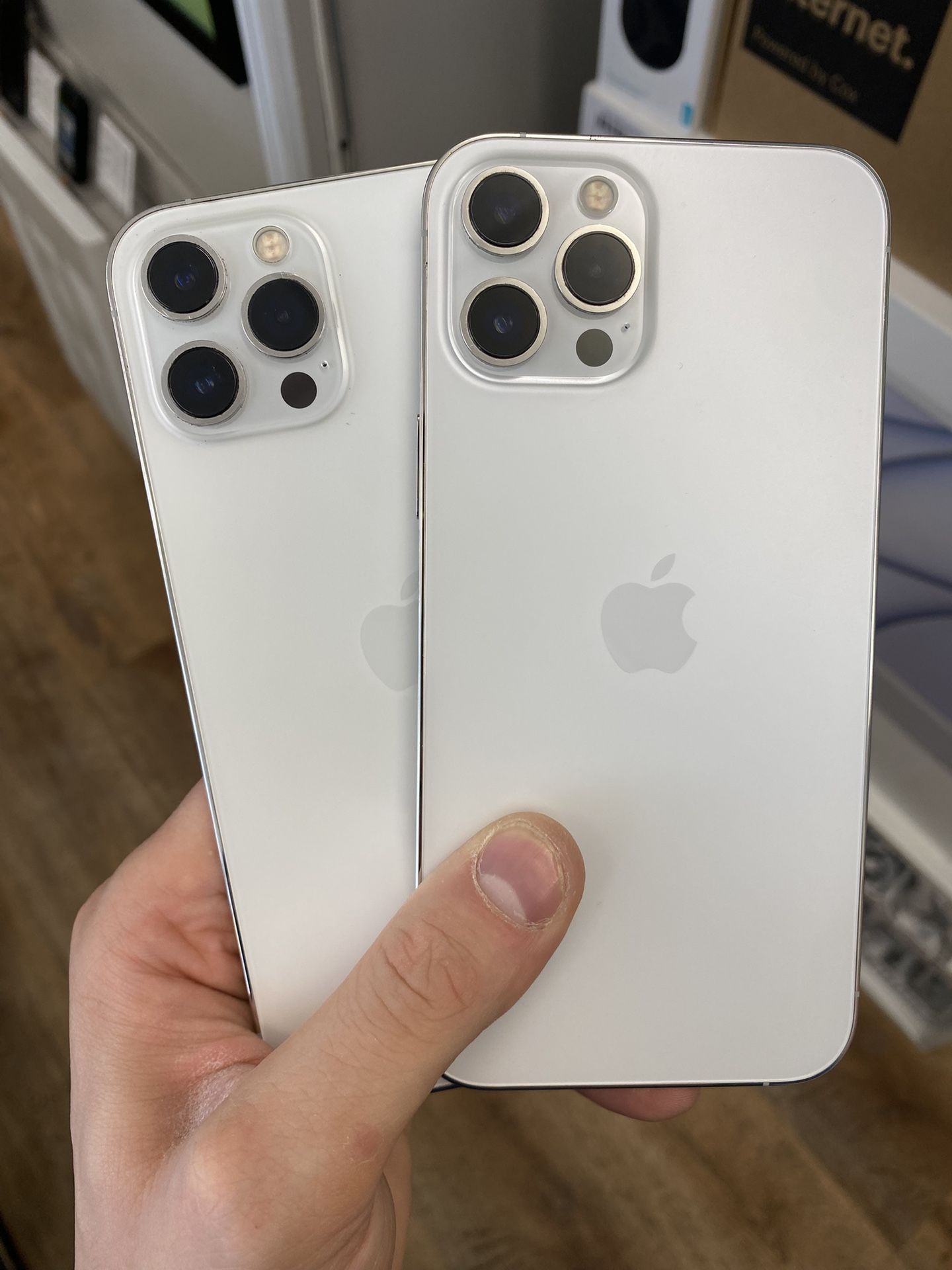 Unlocked iPhone 12 Pro Max 128GB Silver