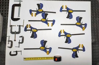 Grip Bar Clamps and C-Clamps Set