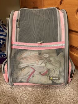 Pink Texsens Pet Carrier
