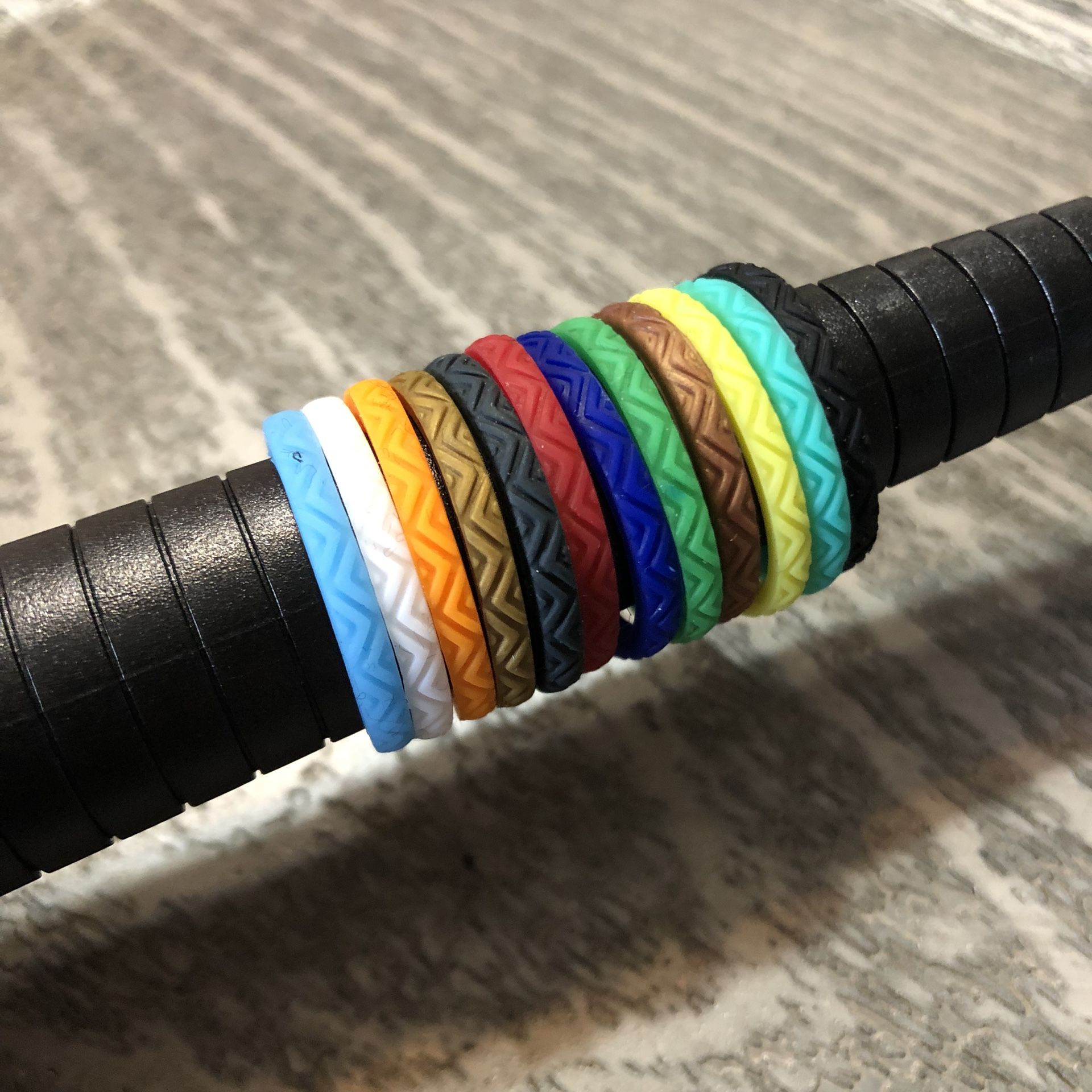12 Silicone Rings - Size 10
