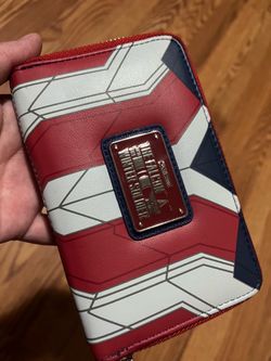 Loungefly Marvel Captain America Zip Around Wallet Falcon and the Winter Soldier
